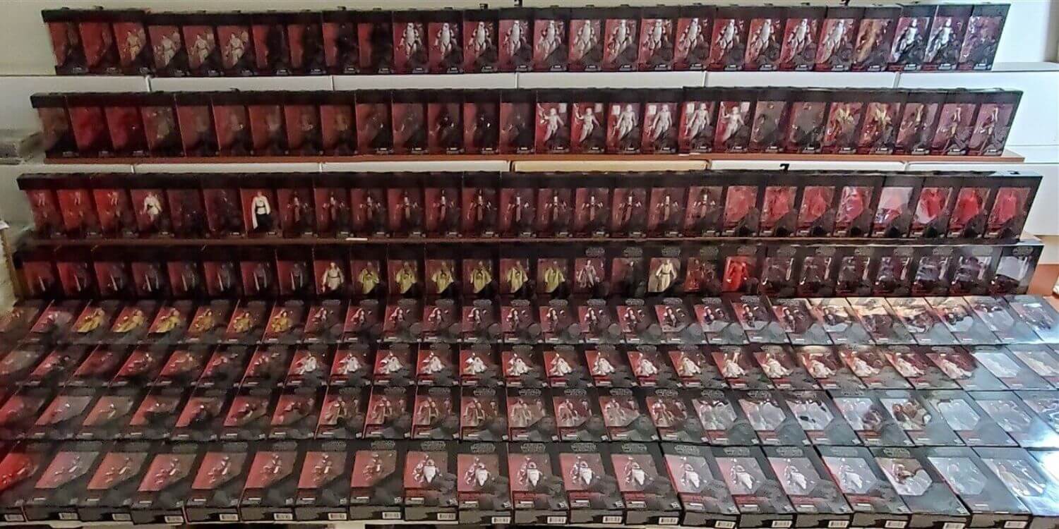 Auction Alert! Lot of 325 Star Wars Black Series Red Figures