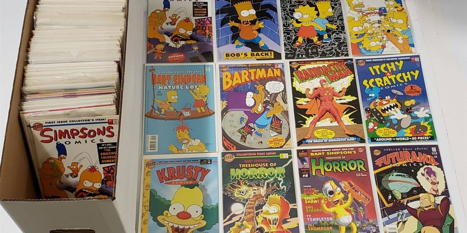 Auction Alert! Simpsons, Futurama & Bongo Comic Collection For Sale